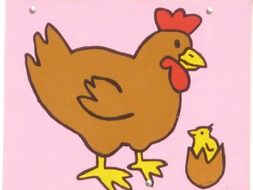 Chicken Chicks Comic drawing