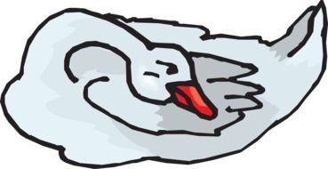 Clipart of Goose Bird