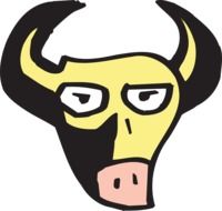 cartoon Bull Face