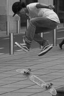 picture of a jumping skater