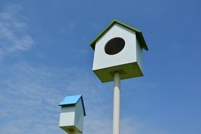 bird cage against the sky