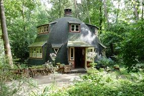 wooden Museum in the forest