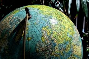 craft Antique Earth Globe