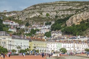 Llandudno city on the coast