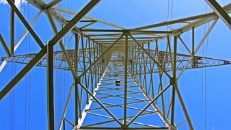 bottom view of Pylon Electricity