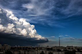 threat clouds over the city