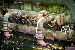 industrial architecture water turbine