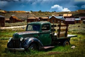 Vintage Bodie Ghost Town in California