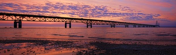 Peaceful pink Sunset