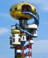 colorful architecture of the hundertwasser