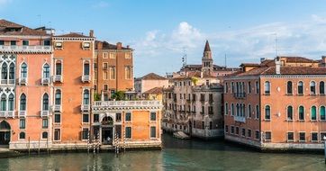 picturesque architecture of the old houses