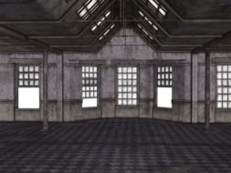 empty space in the hall