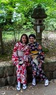 happy asian people in Japan