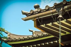 roof of an asian building