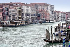 Venice Canale Grande romantic view