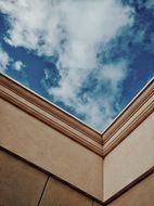 Sky with Clouds above building