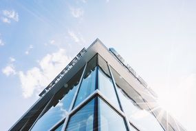 corner of an architectural building