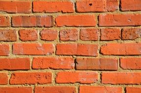 Red Brick wall texture background