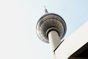 high tower under the blue sky