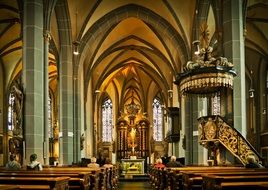 gold Altar in Church