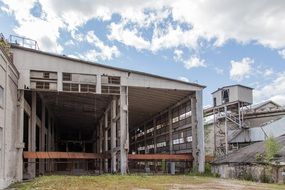 old empty abandoned factory