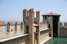 inner yard of scaliger castle