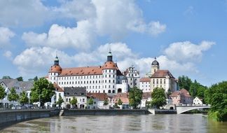 castle over the danube in bavaria