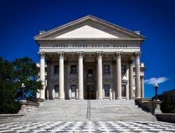 big white custom house in South Carolina