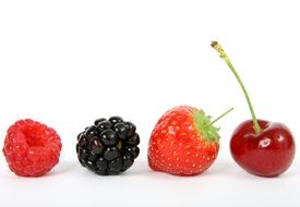 Different delicious berries