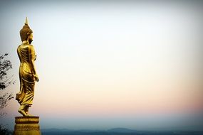 buddha sculpture in Nan province, Thailand