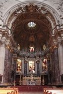 Ceiling of the church