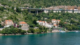 panorama of the coastline in dubrovnik