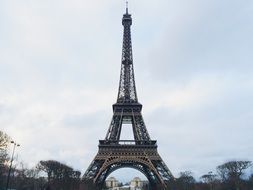 Historic Eiffel tower in Paris