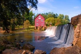 beautiful rural landscape in georgia