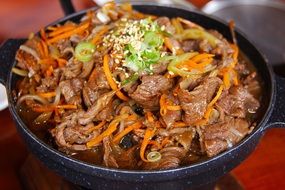 Korean Pork Meat Fried