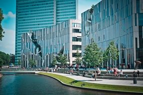 kö bow modern building in Düsseldorf
