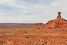 scenic landscapes in the valley of the gods in utah