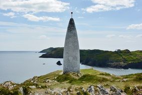 lighthouse on the coast in Ireland