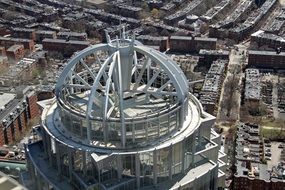 aerial view of skyscraper in Boston, Massachusetts