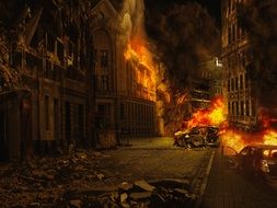 Picture of Destroyed city