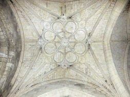 gothic church dome in france, coucy-le-chateau