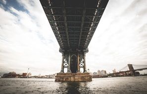 bridge over the river as architecture