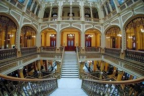 interior of the hall in the post office