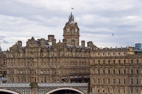 view of the balmoral hotel in edinburgh