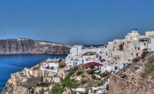 Santorini summer travel landscape