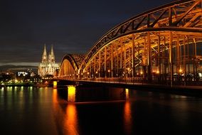 Cologne Dom Night Architecture