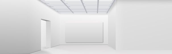 white walls of a new building