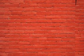 Red brick texture wall