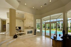 Living Room in luxury home