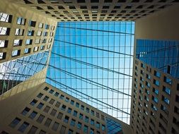 modern building windows in Dusseldorf